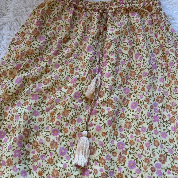 SPELL Floral Maxi Skirt and Lack Of Color Hat Set - Picture 3 of 13